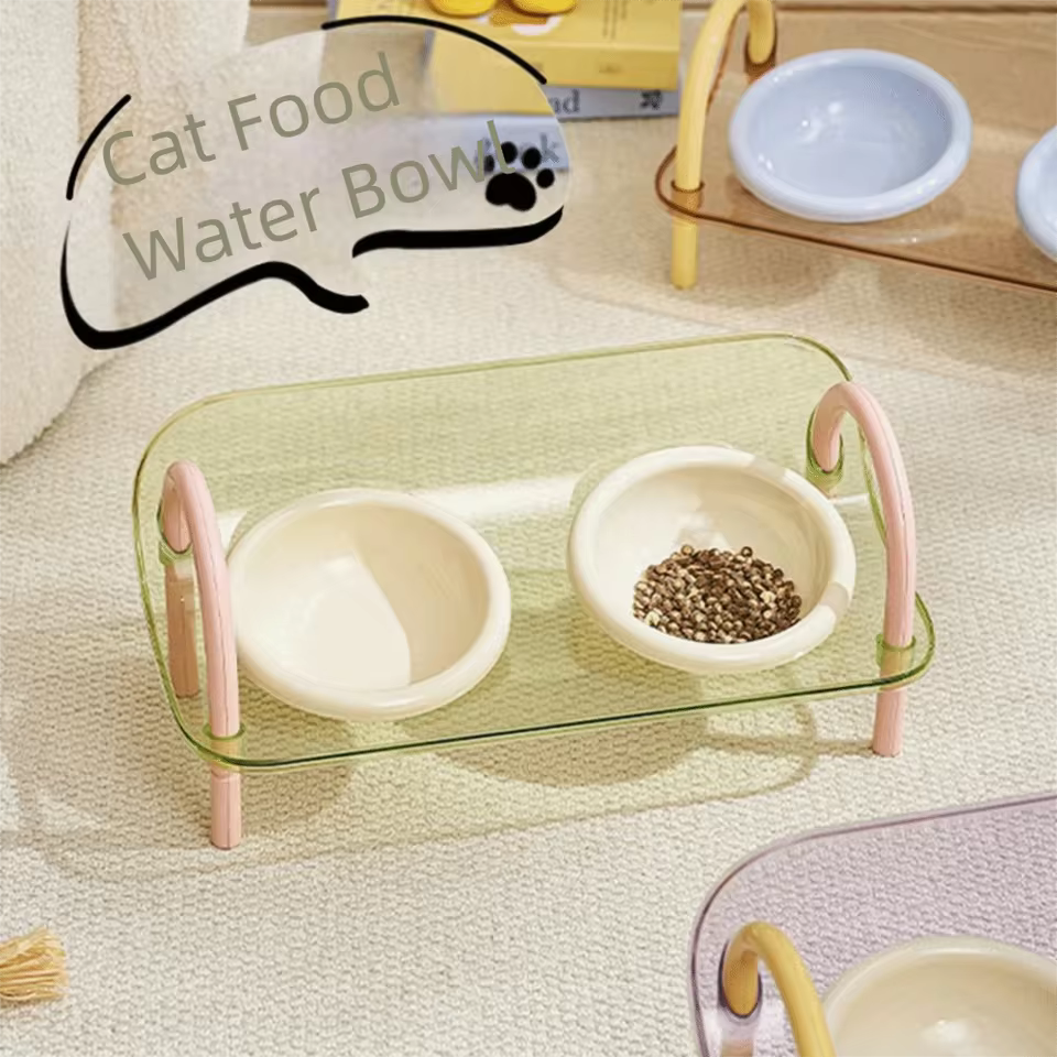 Anti Slip Dual Pet Bowl Set