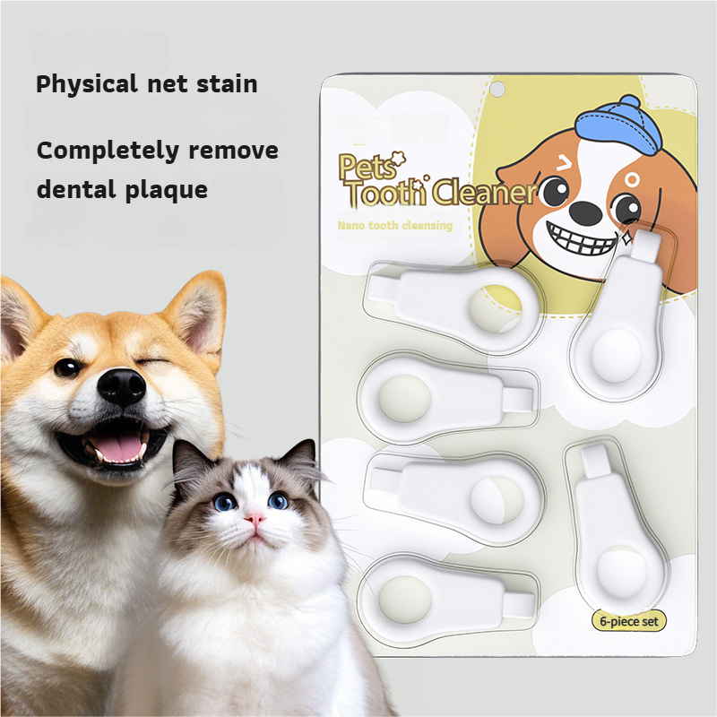 Pet nano dental wipe, which can clean dog's dental plaque and remove tooth stains