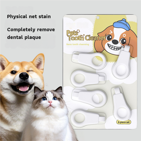 Pet nano dental wipe, which can clean dog's dental plaque and remove tooth stains