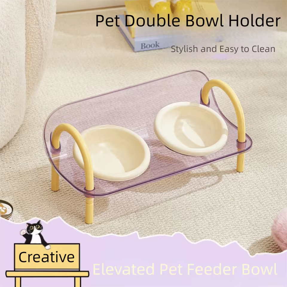 Anti Slip Dual Pet Bowl Set