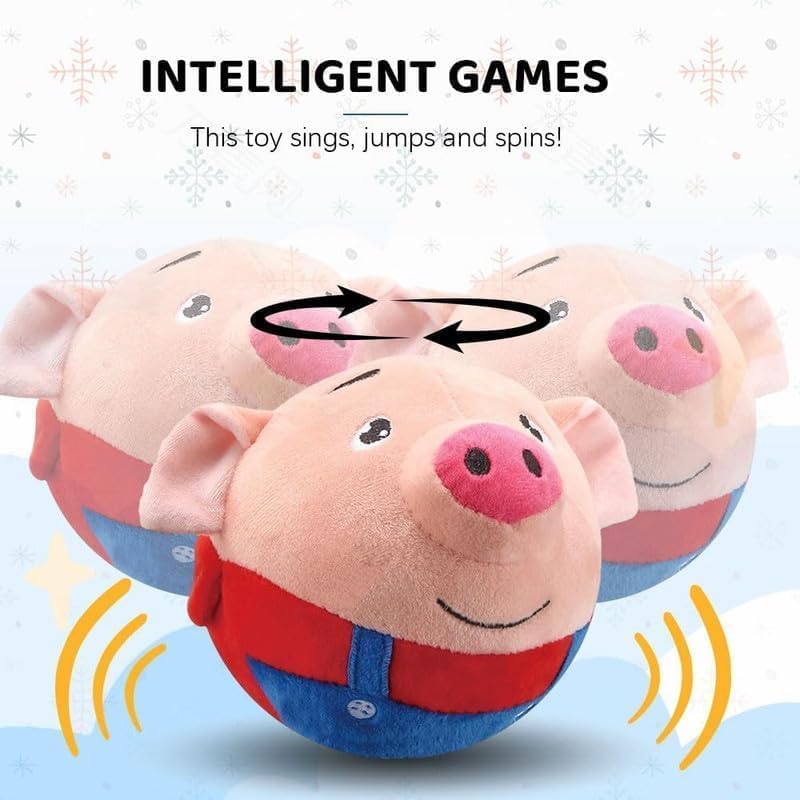 Jumping piggy ball | interactive toy ball