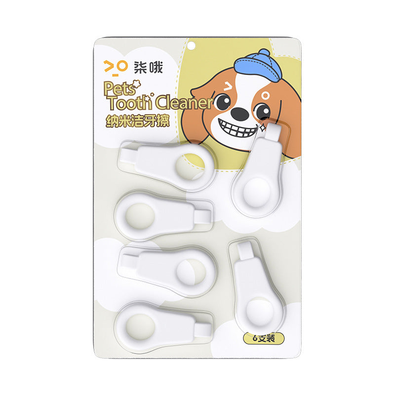 Pet nano dental wipe, which can clean dog's dental plaque and remove tooth stains