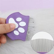 Professional Eye Comb for Pets | Stainless Steel Tear Stain Remover for Cats & Dogs
