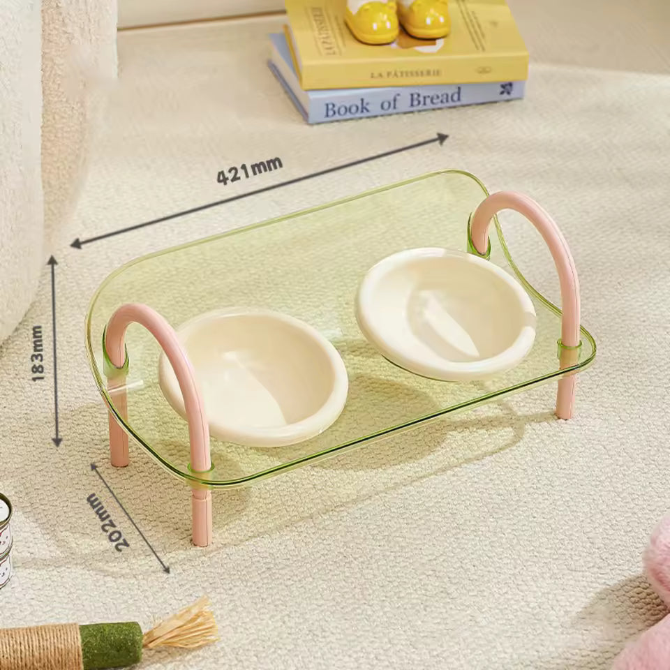 Anti Slip Dual Pet Bowl Set