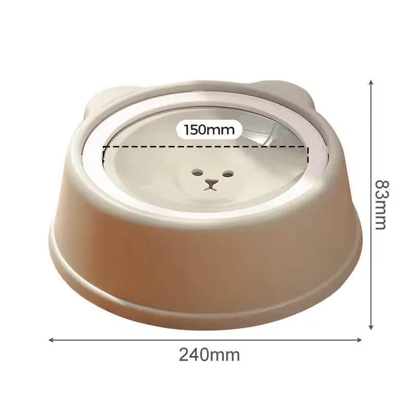 Anti-splash Dog Drinking Water Bowl