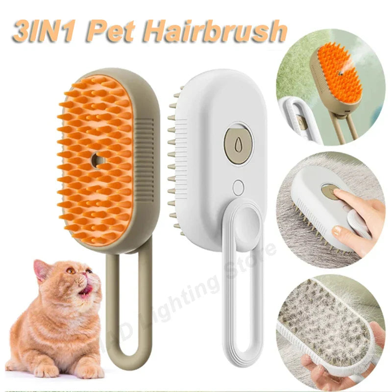 3 in 1 Steamy Pet Brush