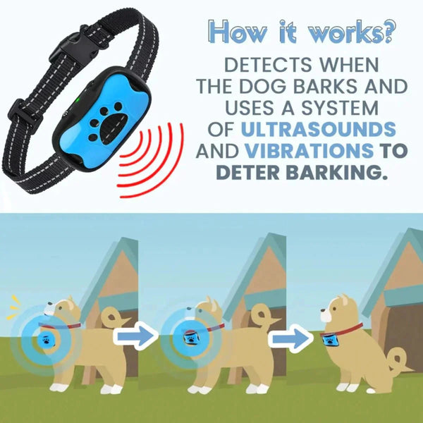 Barktopia® | Smart Anti-Bark Collar for Dogs - Puparazzi Store